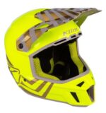 KLIM F3 Carbon Off-Road Helmet Illusion Yellow - Gold - Image 6