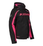 KLIM Flare Jacket Black - Knockout Pink - Image 4