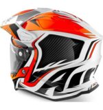 AIROH COMMANDER CARBON ORANGE GLOSS - Image 2