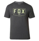 FOX SHIELD SS TECH TEE [HTR BLK]