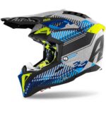 AIROH AIROH AVIATOR 3  WAVE SILVER GLOSS CHROME 2021 - Image 2