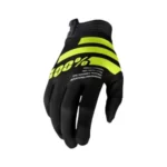 100% iTRACK Black/Fluo Yellow Gloves