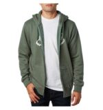 FOX DISTRICT 3 ZIP FLEECE [DRK FAT] - Image 3