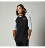 FOX ORIGINAL SPEED 3/4 RAGLAN [BLK] - Image 4