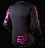 FOX WMN BLACKOUT JERSEY [BLK/PNK] - Image 2