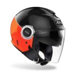 AIROH HELIOS FLUO BLACK/ORANGE GLOSS - Image 2