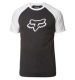FOX BLOCKED SS PREMIUM TEE [BLK/WHT]