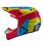 LEATT HELMET GPX 3.5 V19.1 RED/LIME DOT + ECE - Image 2