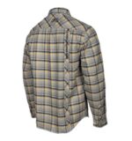 KLIM Highland Flannel Shirt Monument Gray - Vibrant Yellow - Image 9