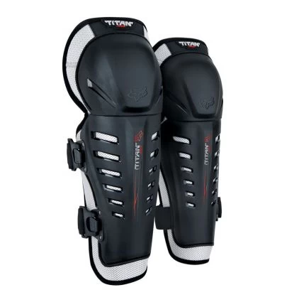 FOX YTH TITAN RACE KNEE/SHIN GUARDS [BLACK]