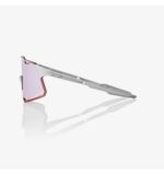 100% HYPERCRAFT - Matte Stone Grey - HiPER Crimson Silver Mirror Lens - Image 4