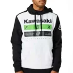 FOX KAWI STRIPES PO FLEECE [BLK/WHT]
