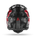 MX Helmet Wraap Alien Red Matt Youth - Image 2