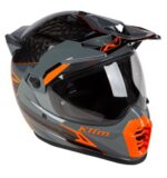 KLIM Krios Pro Helmet Only Loko Striking Gray - Image 9
