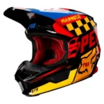 FOX V1 CZAR HELMET [BLK/YLW]