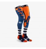 100% SOSETE LUNGI 100% REV Knee Brace Performance Moto Navy/Orange - Image 2