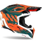 AIROH AIROH AVIATOR 3 RAMPAGE ORANGE MATT 2021 - Image 2