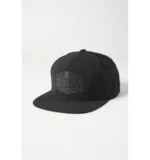FOX FOX EMBLEM SNAPBACK HAT [BLK]