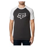 FOX BLOCKED SS PREMIUM TEE [BLK/WHT] - Image 3
