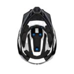100% Trajecta Helmet W Fidlock Black/White - Image 2