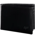FOX BIFOLD LEATHER WALLET [BLK]