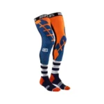 100% SOSETE LUNGI 100% REV Knee Brace Performance Moto Navy/Orange