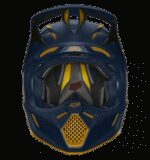 FOX V3 KILA HELMET, ECE [NVY/YLW] - Image 2