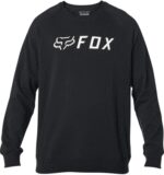 FOX APEX CREW FLEECE [BLK/WHT] - Image 3