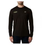 FOX STARTER LS TECH TEE BLACK - Image 3