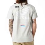 FOX HONDA WING PREMIUM TEE GREY - Image 2