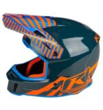 KLIM F3 Carbon Off-Road Helmet Illusion Striking Petrol - Image 2