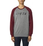 FOX APEX CREW FLEECE [GRY/RD] - Image 4