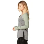 FOX CERTAIN LS TOP [HTR GRY]