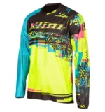 KLIM XC Lite Jersey Digital Chaos Black - Yellow