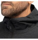 KLIM Echo Wool Fleece Hoodie Black - Image 2