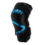 LEATT KNEE GUARD 3DF 5.0 ZIP FUEL/BLACK - Image 2