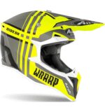 AIROH AIROH WRAAP BROKEN YELLOW MATT - Image 2