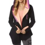 FOX CONTOURATION ZIP HOODY BLACK - Image 2