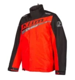 KLIM Kaos Jacket Black - High Risk Red