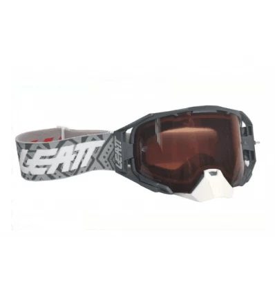 LEATT Goggles Velocity 6.5 Grey/White (Rose 32%)