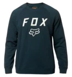 FOX LEGACY CREW FLEECE [NVY/WHT]