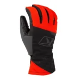 KLIM Powerxross Glove Black - Fiery Red