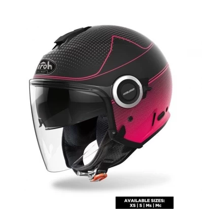 AIROH HELIOS MAP PINK MATT