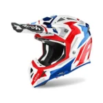 AIROH CASCA AVIATOR ACE SWOOP RED/BLUE GLOSS