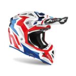 AIROH CASCA AVIATOR ACE SWOOP RED/BLUE GLOSS - Image 2
