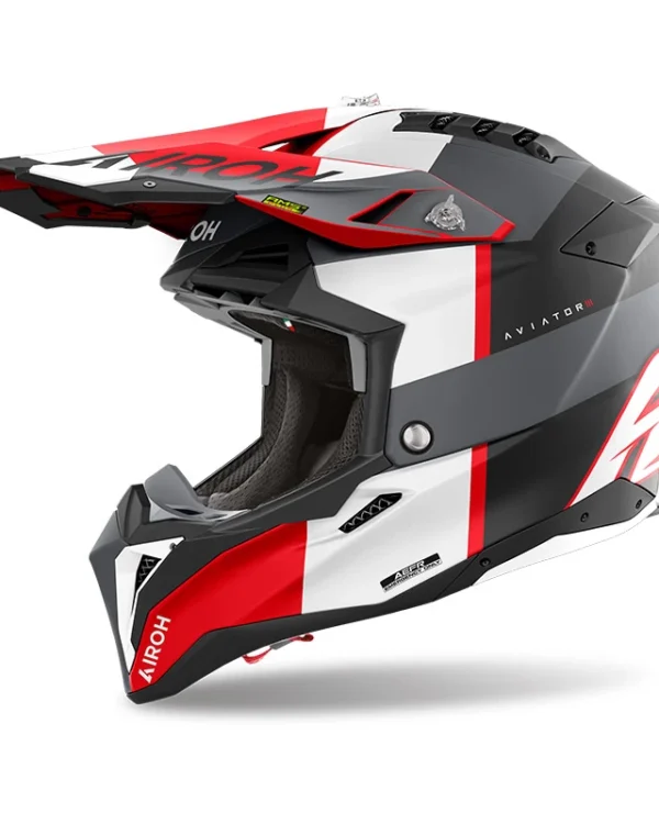 CASCA AVIATOR 3 MONARCH GREY/RED MATT