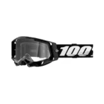 100% OCHELARI 100% RACECRAFT 2 GOGGLE BLACK CLEAR LENS