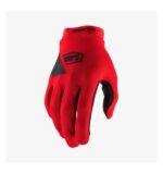 100% RIDECAMP Red Gloves - Image 2