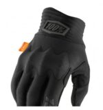 100% COGNITO Black/Charcoal Gloves - Image 2