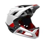 FOX MTB PROFRAME HELMET BLOCKED, CE [BLK/WHT] - Image 2